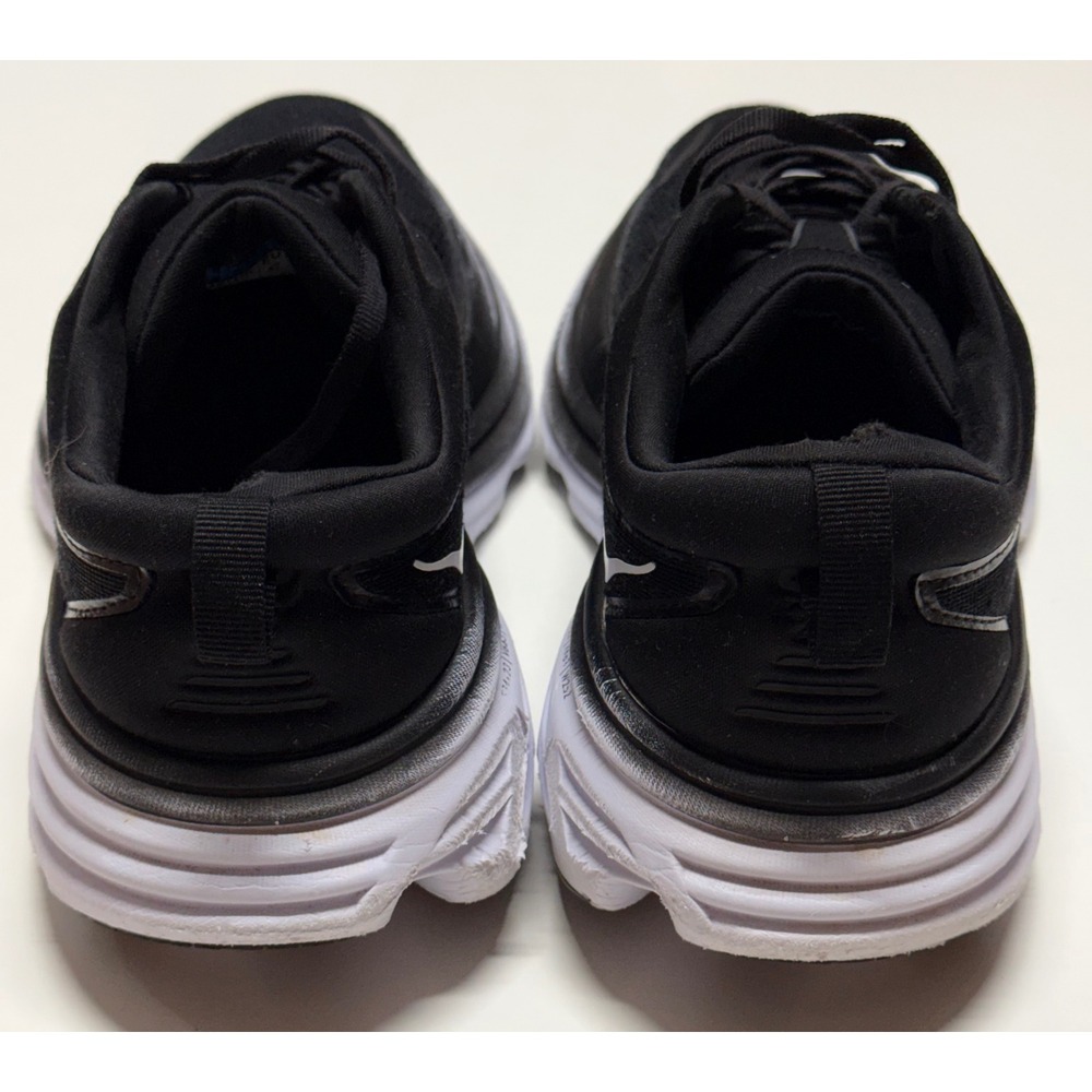 Hoka One One Women's Black with White Trim Running Sneakers - Picture 7 of 8